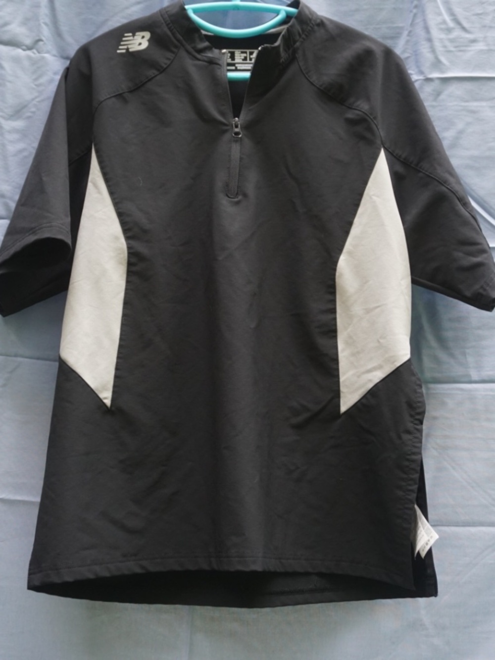 New Balance Black Baseball/Softball 1/2 Zip Batting Cage JacketL